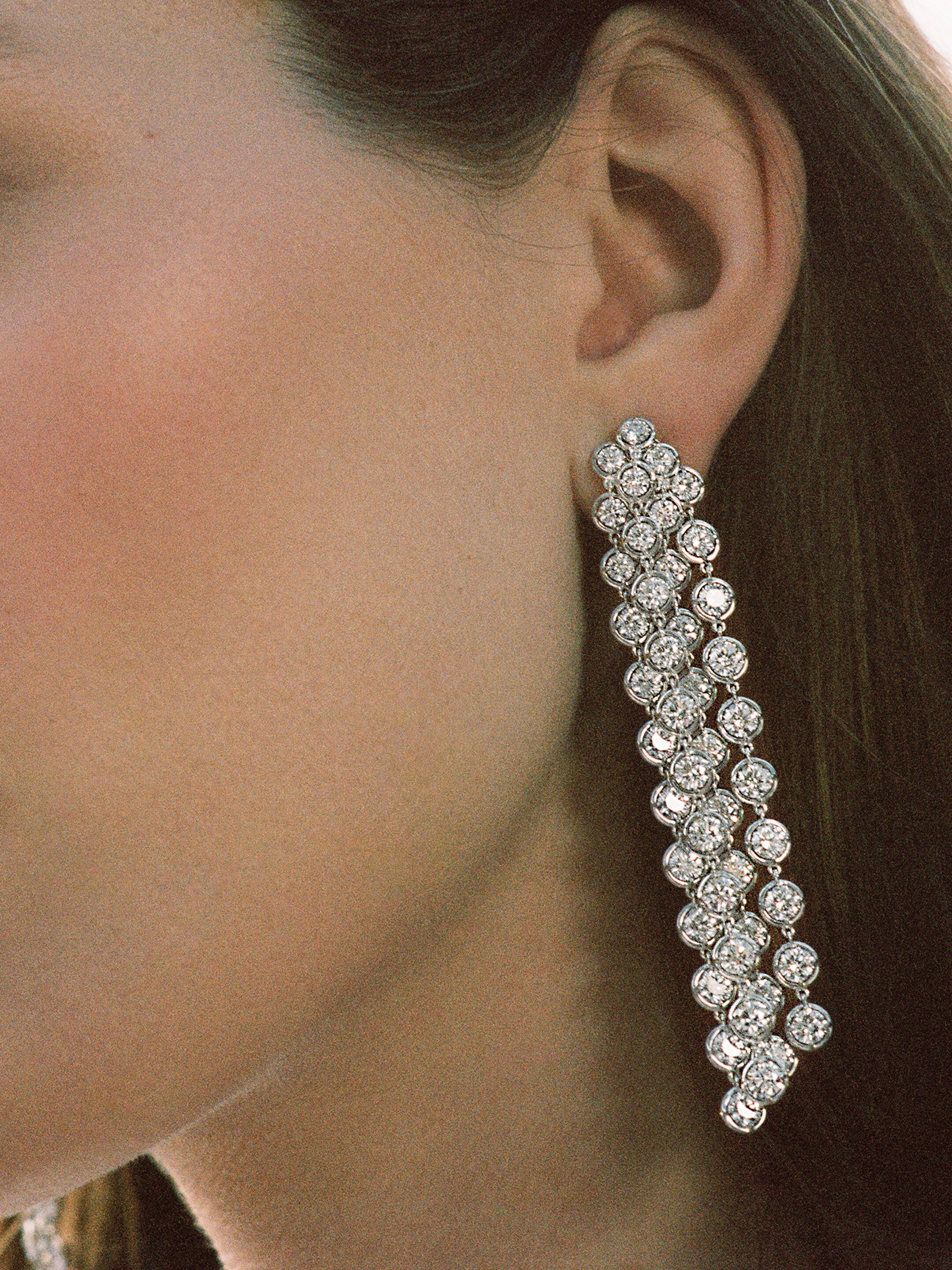 クリスマスセール！希少ヴァンクリーフ&アーペル アルノ ダイヤモンド ピアス 銀座店］Van Cleef & Arpels ヴァンクリーフ＆アーペル 750WG