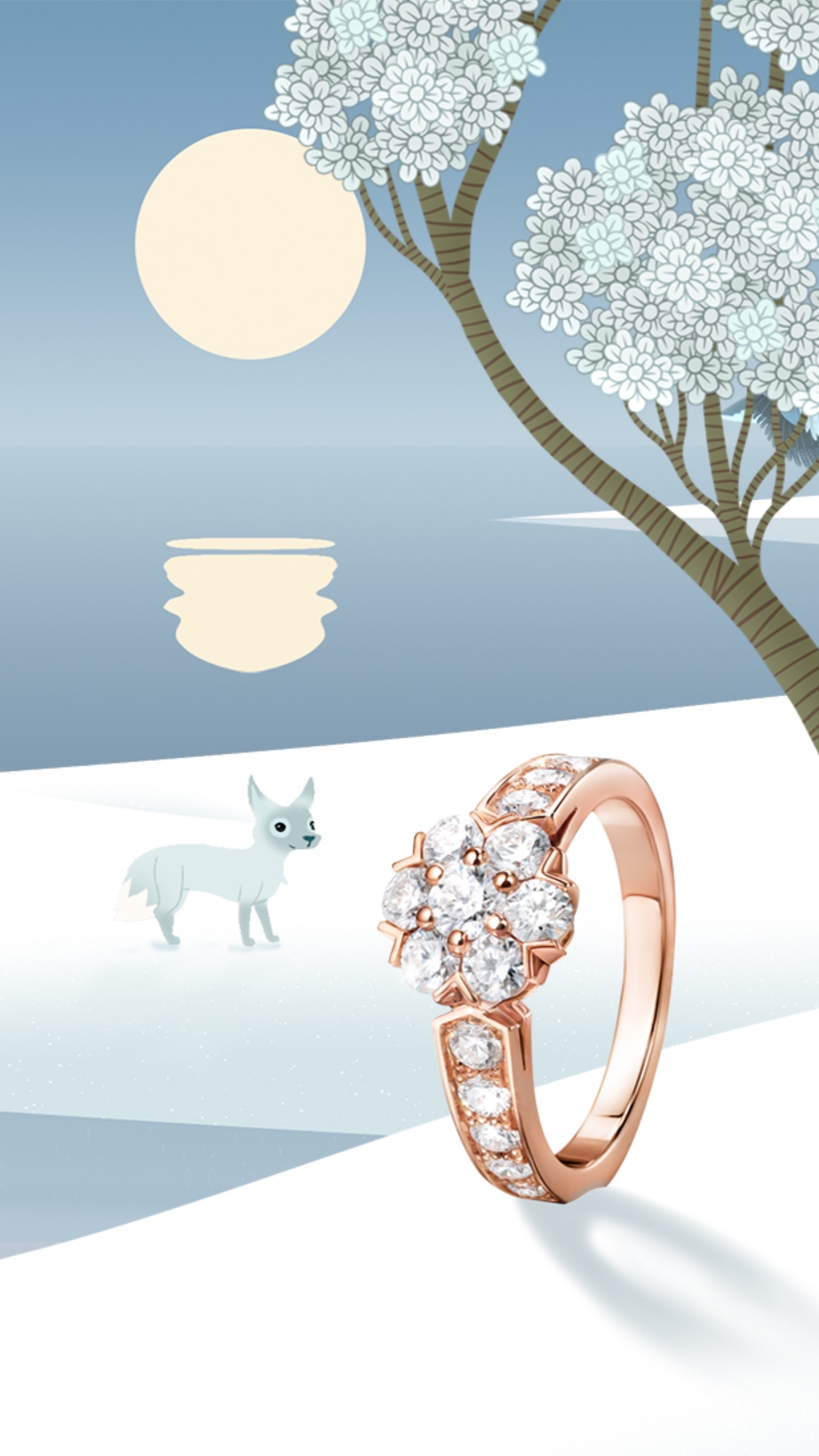 Van Cleef & Arpels ガラスオーナメント ガラスのリーフオーナメント - 土と風の植物園