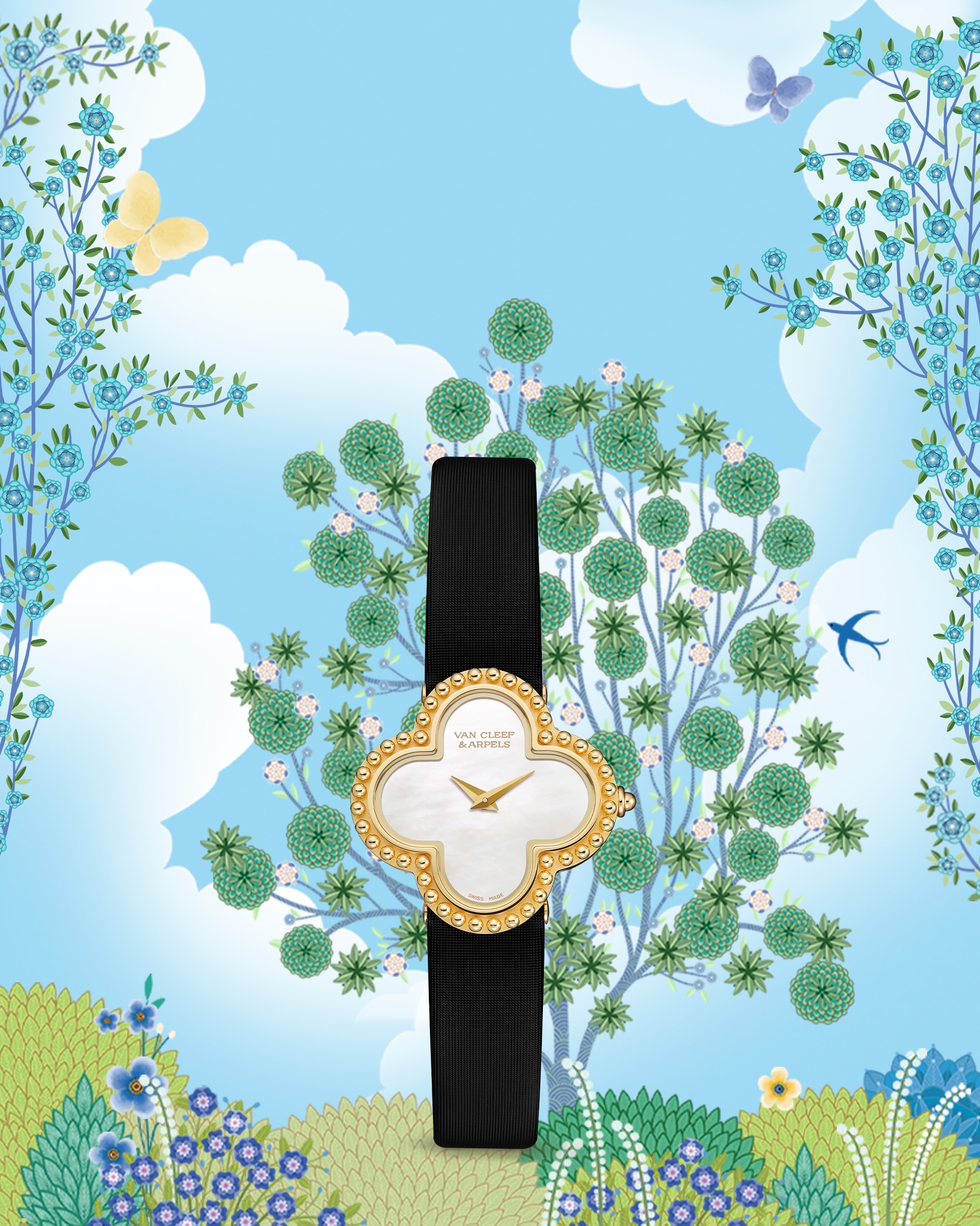Alhambra watches collection, Van Cleef & Arpels.