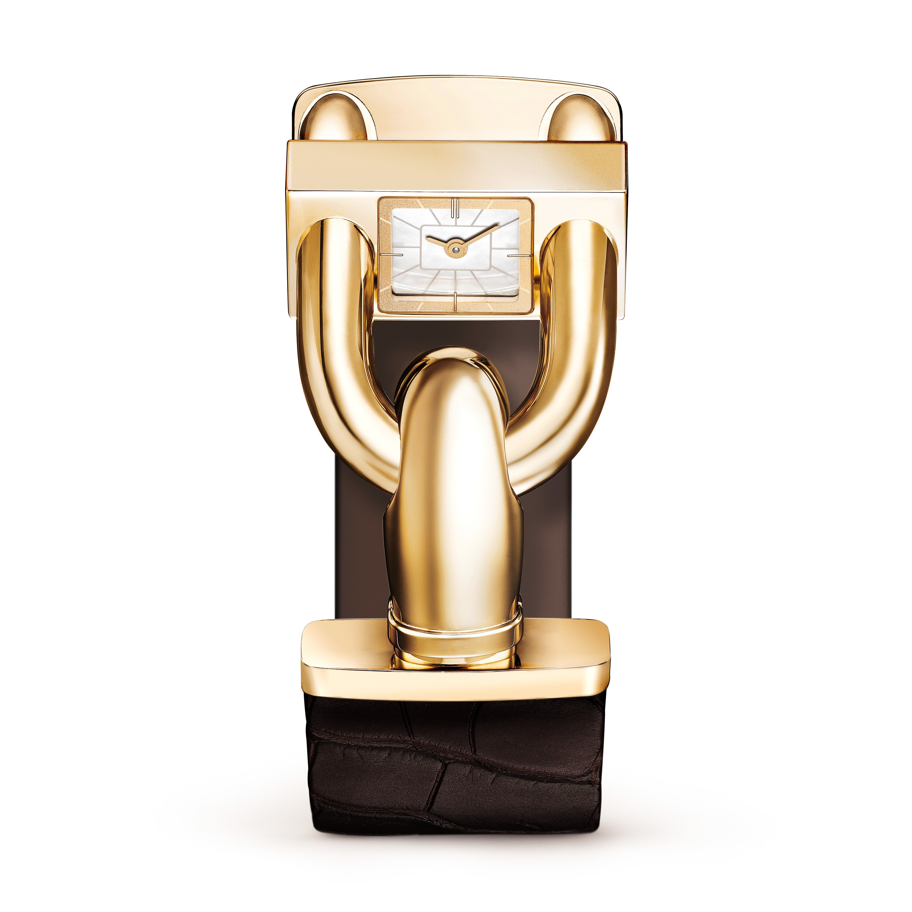 Cadenas watch leather bracelet
