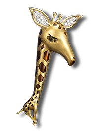 Giraffe clip, 1964 - Van Cleef & Arpels