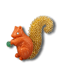 Squirrel clip, circa 1965 - Van Cleef & Arpels