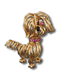 Baby dog clip, 1961 - Van Cleef & Arpels