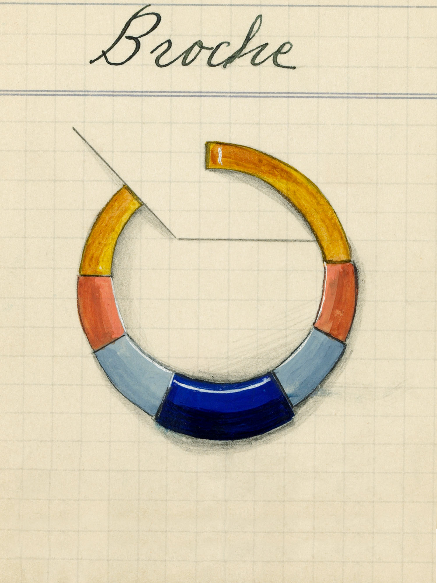 Broche Circle, 1930 - Van Cleef & Arpels