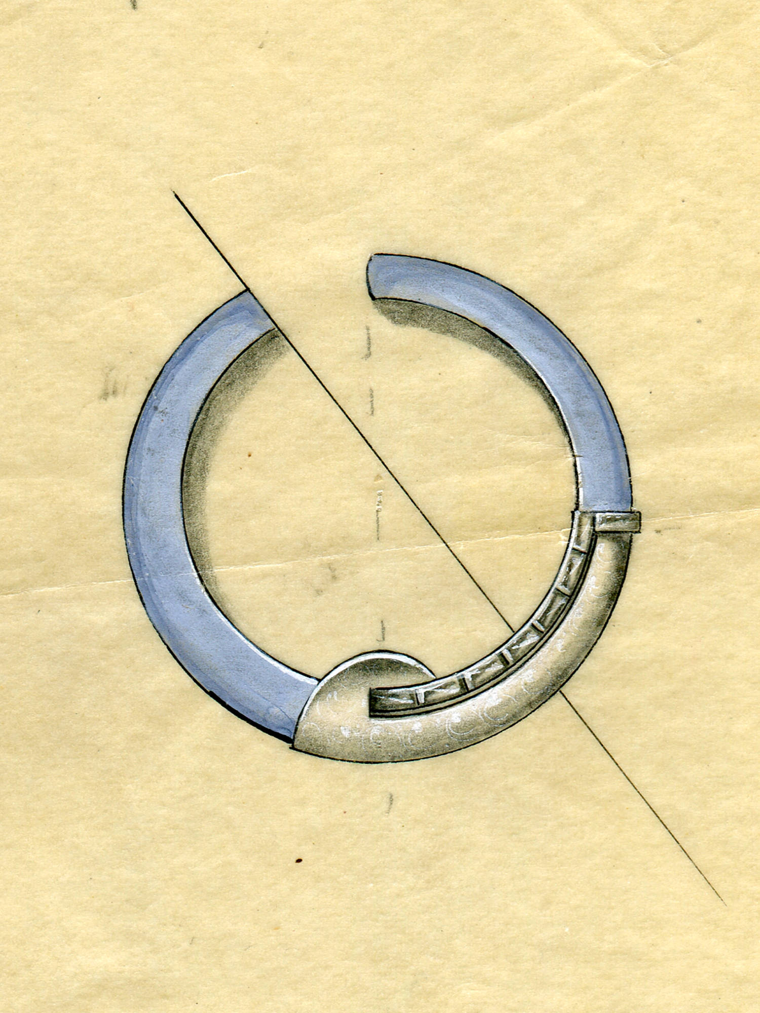 Broche Circle, por volta de 1930 - Van Cleef & Arpels