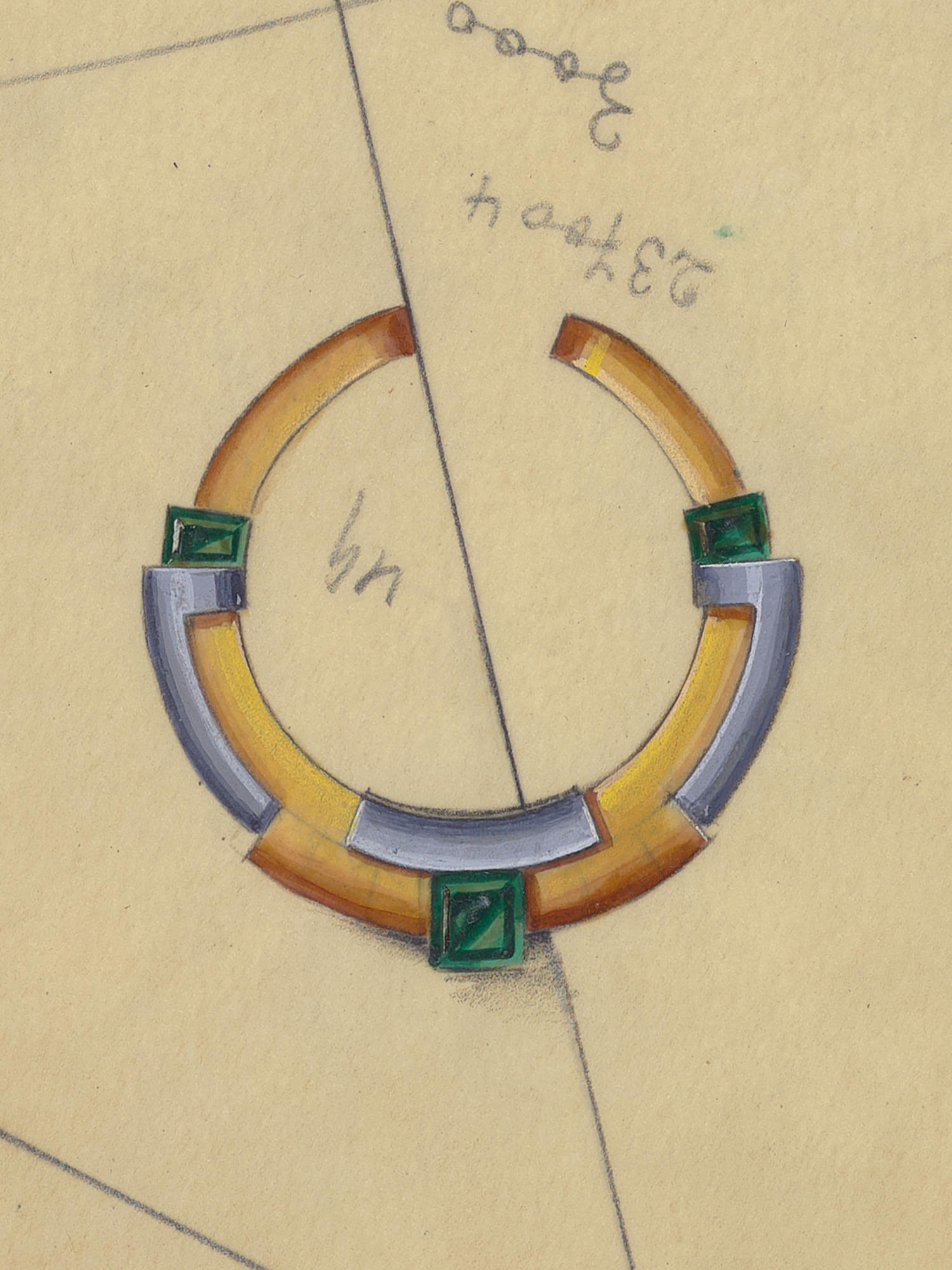 Broche Circle, por volta de 1930 - Van Cleef & Arpels