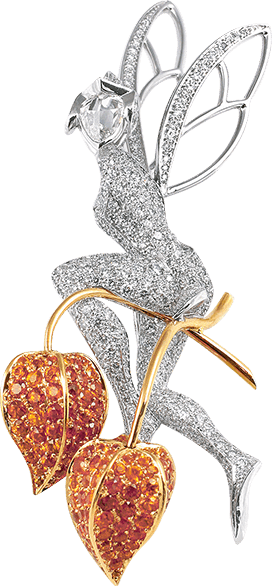 Fée amour en Cage胸針,2003年 - Van Cleef & Arpels