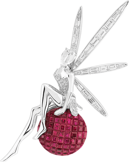 Caresse d'Éole Fairy胸針,2003年 - Van Cleef & Arpels