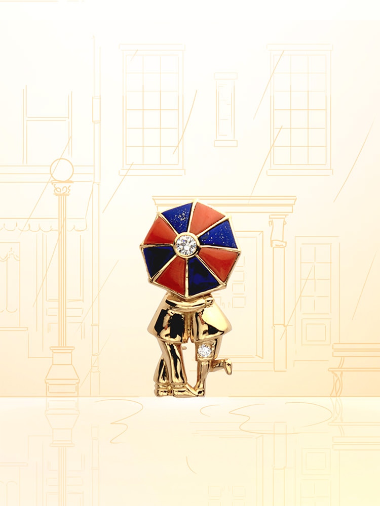 Umbrella clip, 1997 - Van Cleef & Arpels