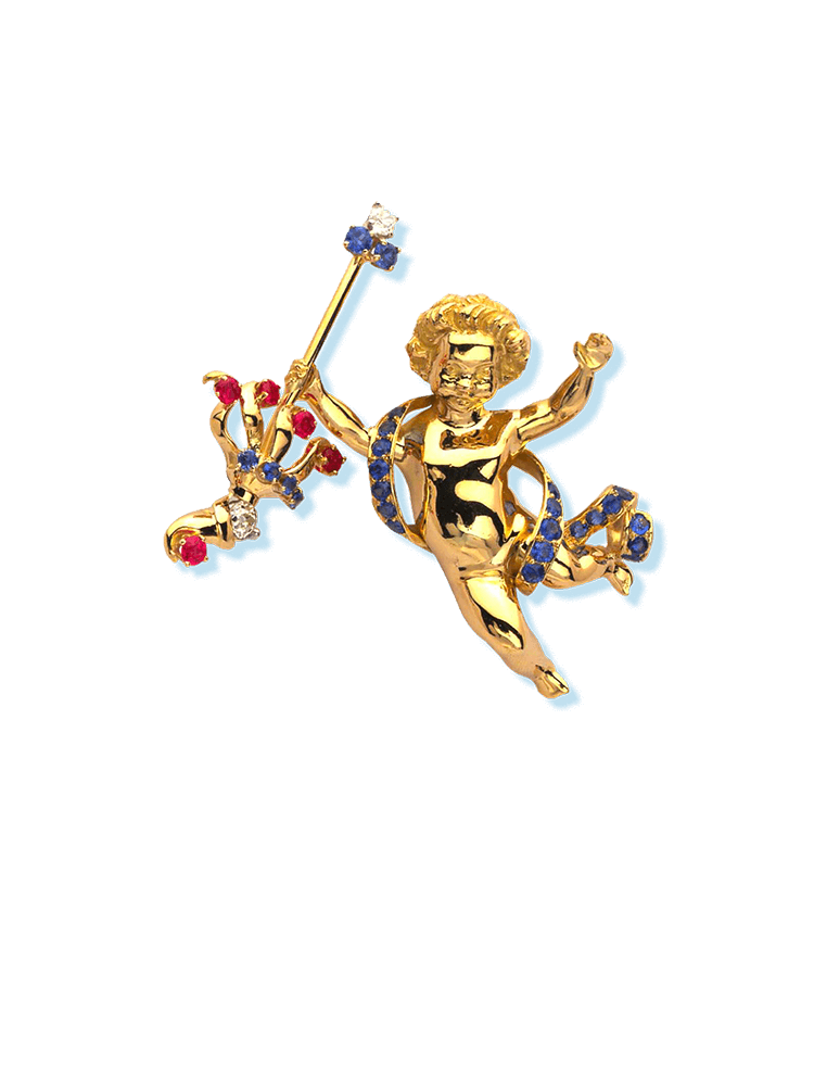 Cupid clip, 1949 - Van Cleef & Arpels