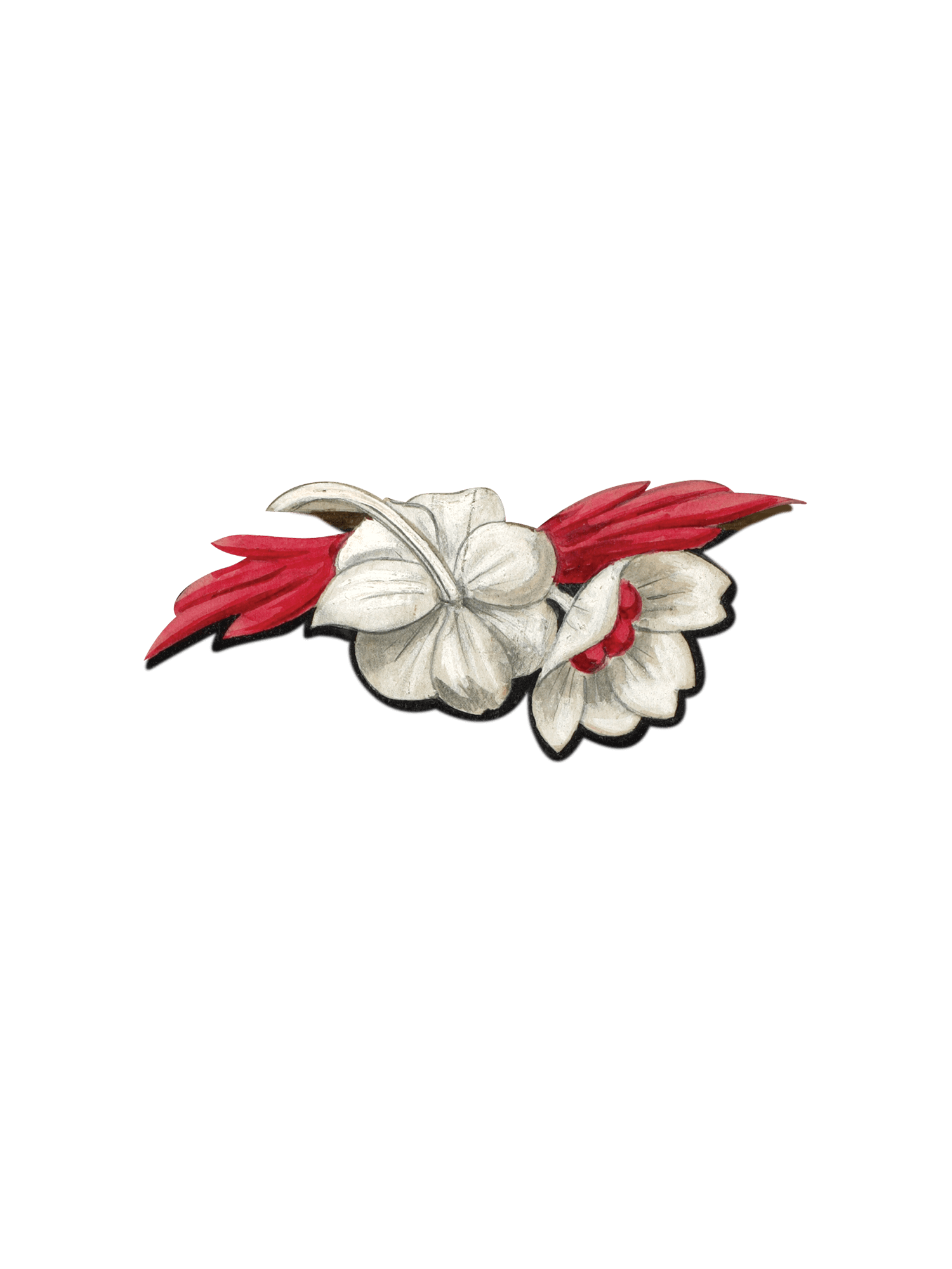 Minaudière百寶匣扣環設計圖,約1937年 - Van Cleef & Arpels梵克雅寶