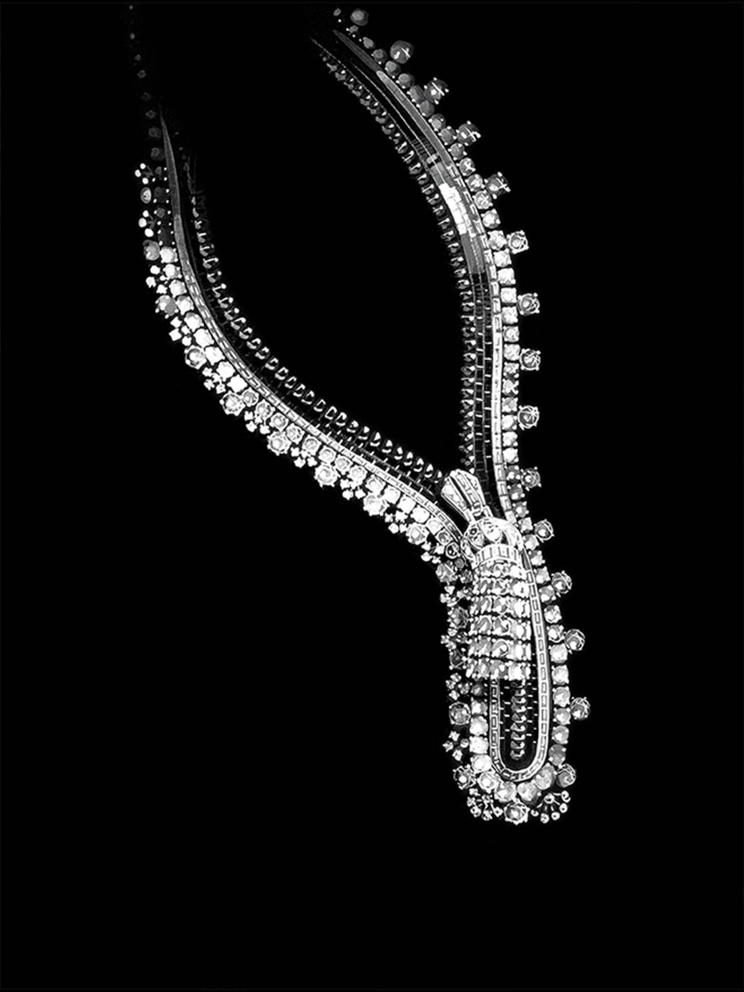 Van Cleef and Arpels Zipper Necklace – Joseph Saidian & Sons