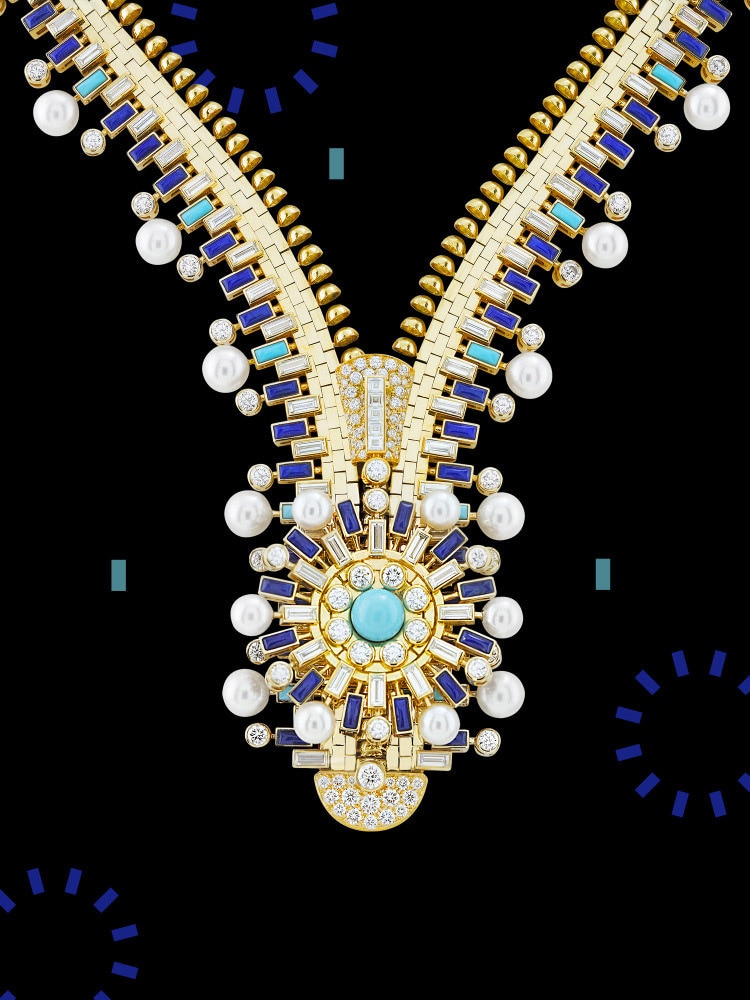 van cleef zip necklace