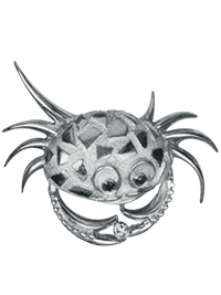 Cancer胸针,1968年 - Van Cleef & Arpels