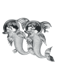 Pisces胸针,1968年 - Van Cleef & Arpels