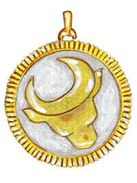 Taurus吊坠设计图,约1990年 - Van Cleef & Arpels