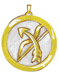 Sagittarius吊坠设计图,约1990年 - Van Cleef & Arpels